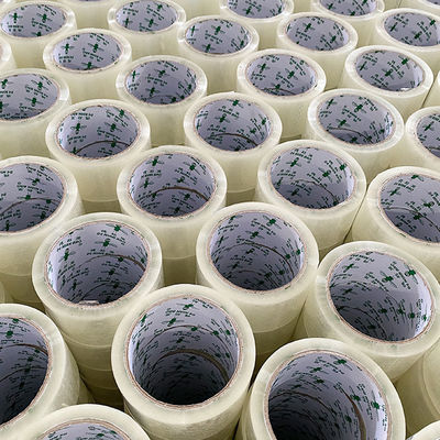 نوار چسبنده شفاف BOPP کیفیت بالا قدرت چسبندگی بالا برای جعبه کارتن